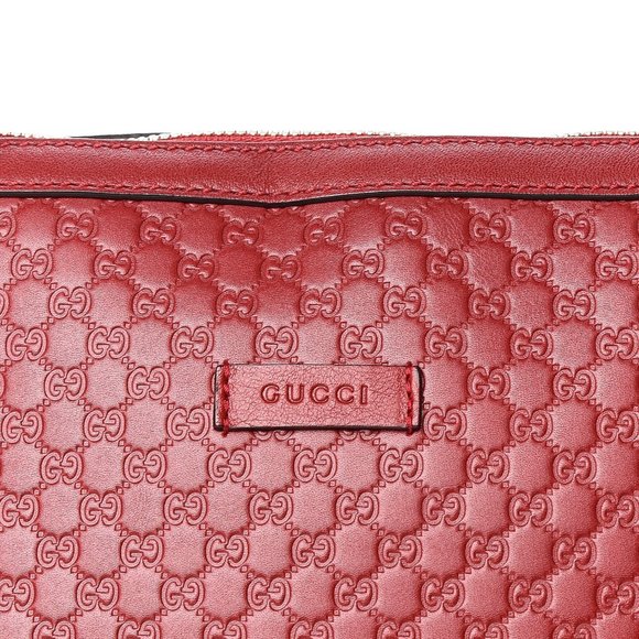 Gucci Soft Microguccissima Dome Satchel in Red NEW W DUST BAG - Picture 8 of 12